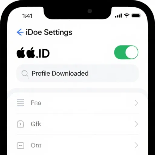 iOS 设置界面